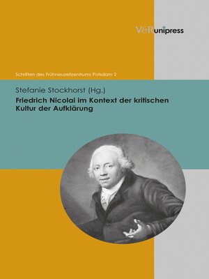 cover image of Friedrich Nicolai im Kontext der kritischen Kultur der Aufklärung
